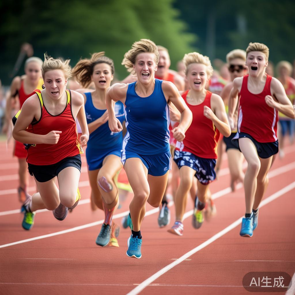 运动会中，一幕令人难忘的是某班在接力赛中逆转胜利的