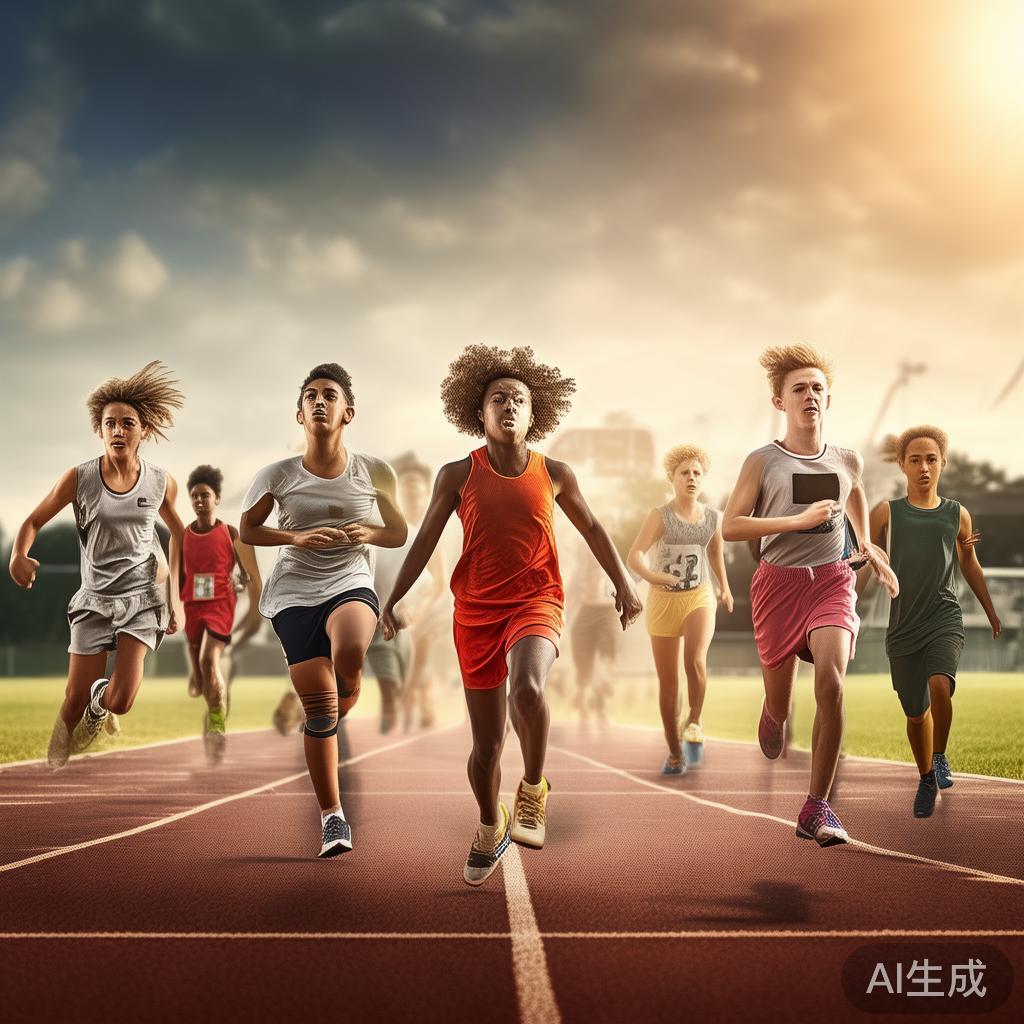 从青少年的校园运动会到专业运动员的激烈角逐，体育的